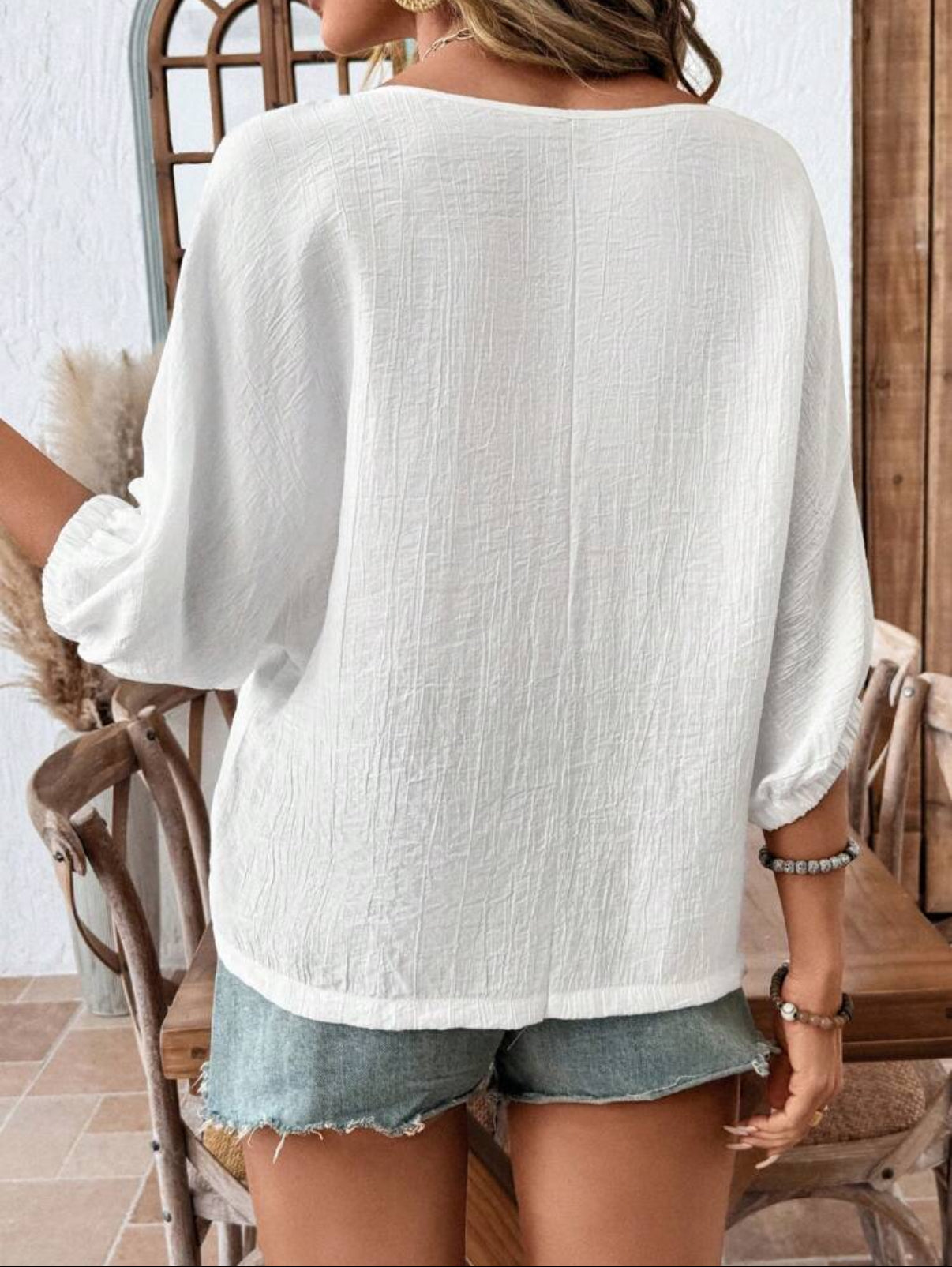 Solid White Top