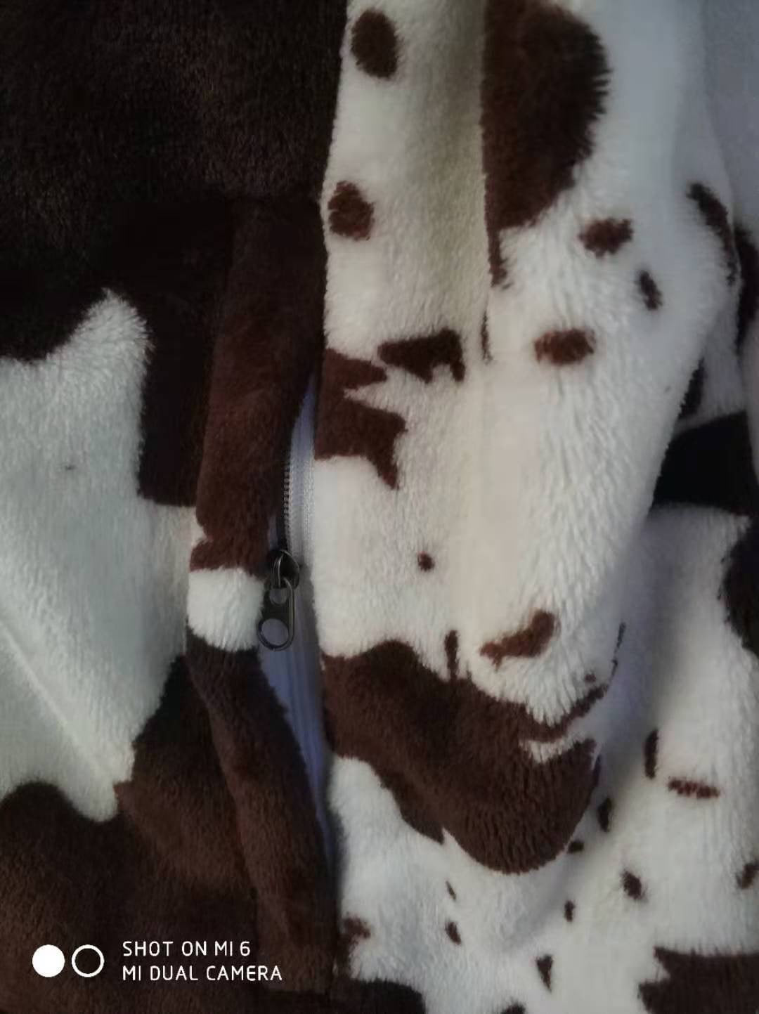 Women’s Cow Print Fleece NF