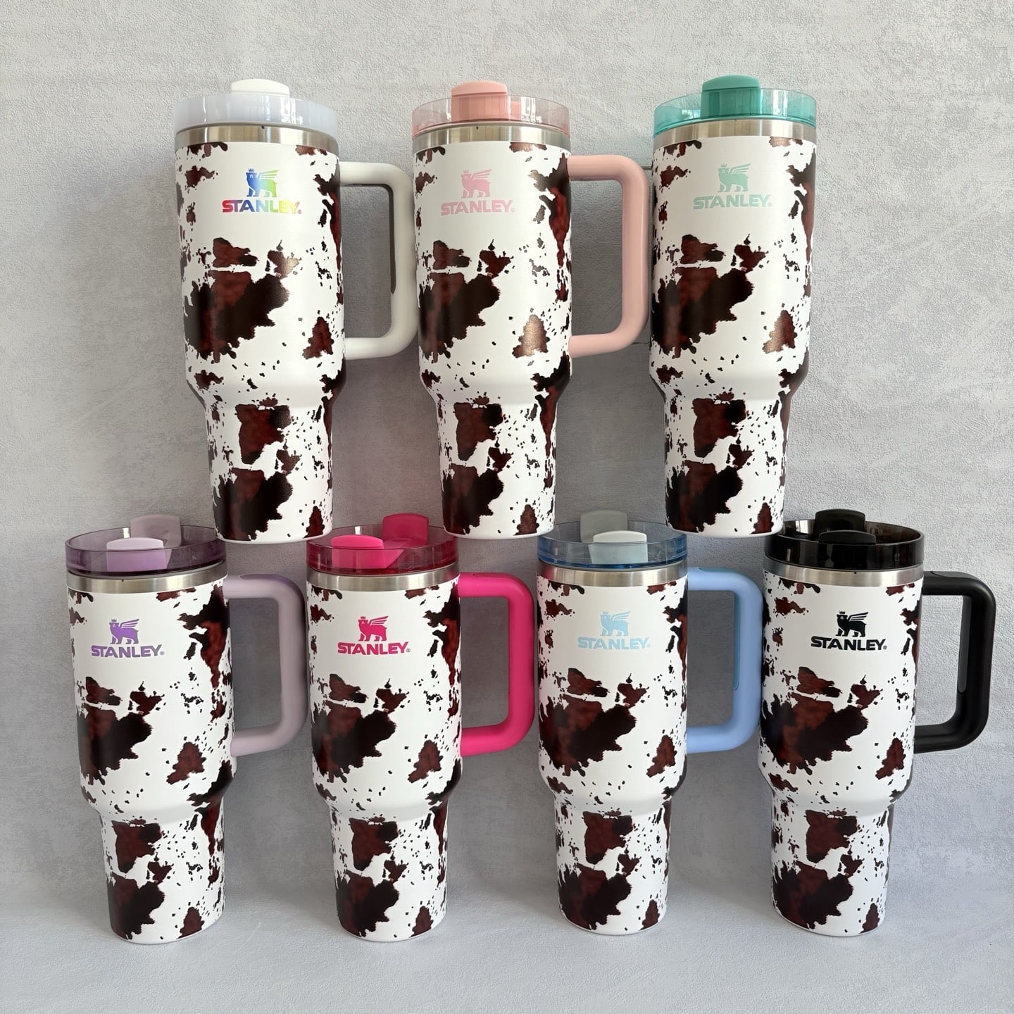 Cow Hide Print Stan Cups - 40oz