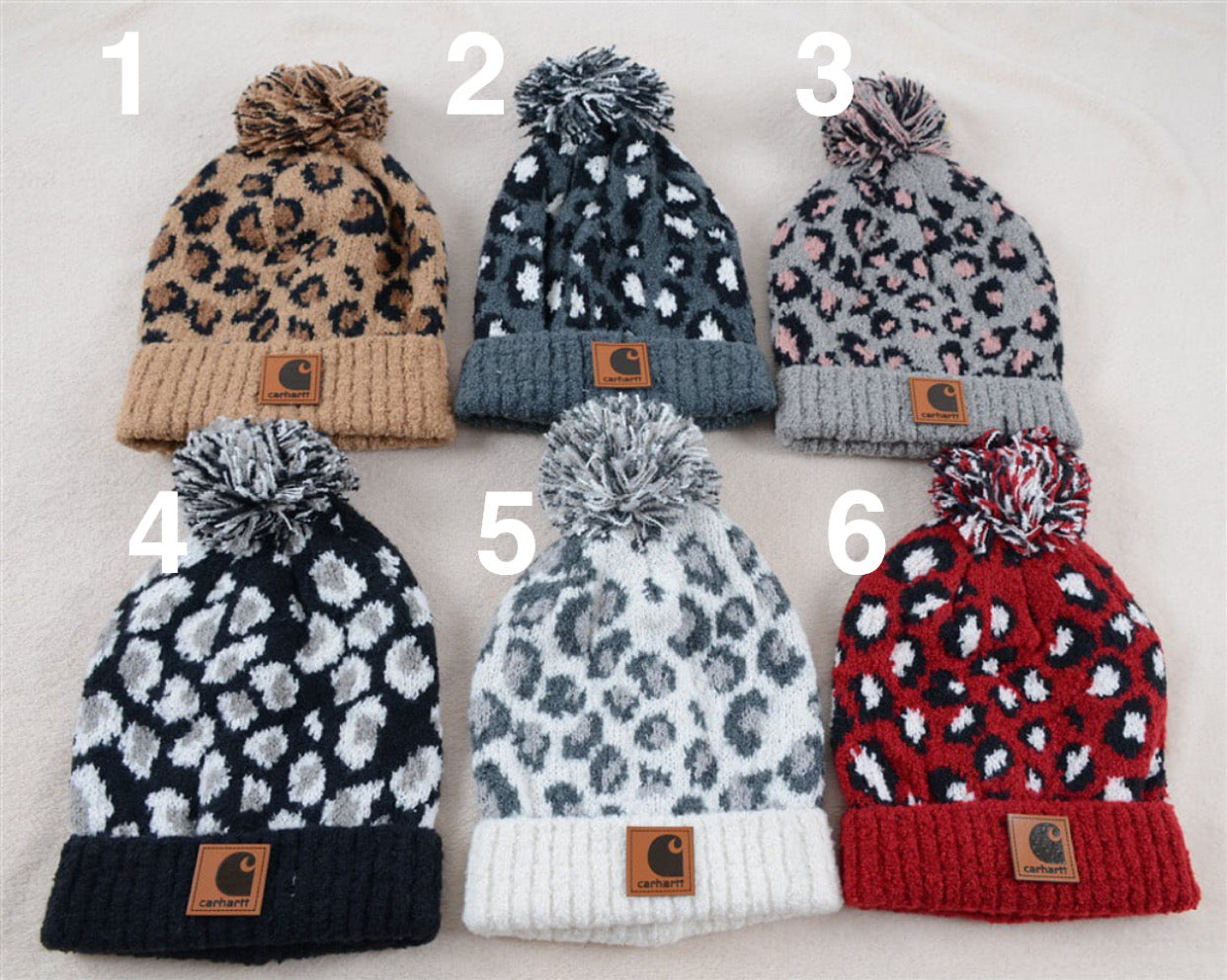 Adult CH PomPom Winter Hats
