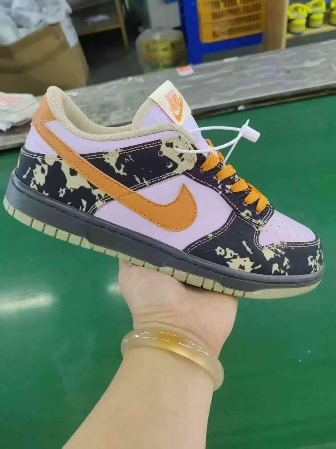 Women’s Orange & Camo N I K E Shoes