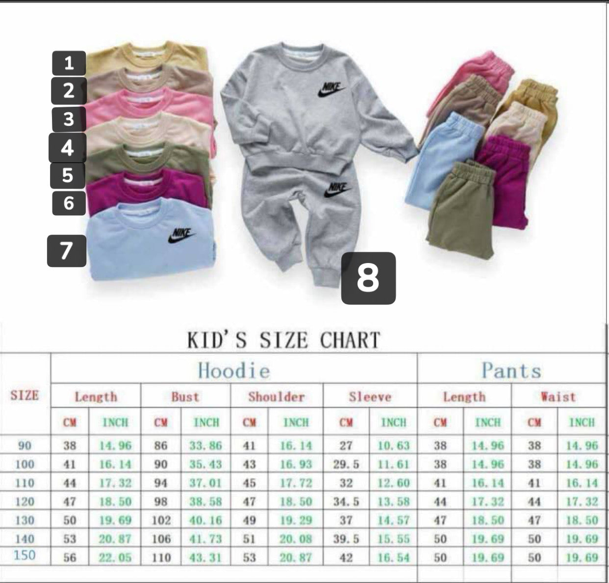 Kids N I K E Sets