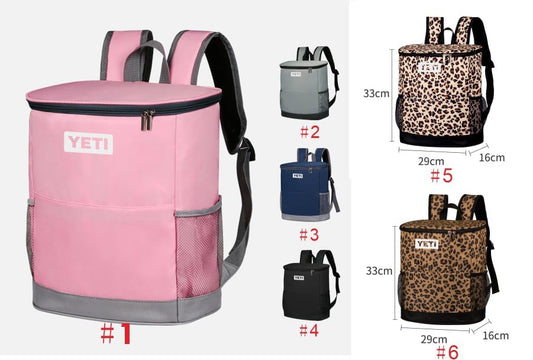 Yet! Solid & Leopard Backpack Coolers