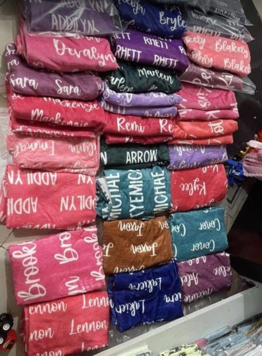 Custom Plush Blankets