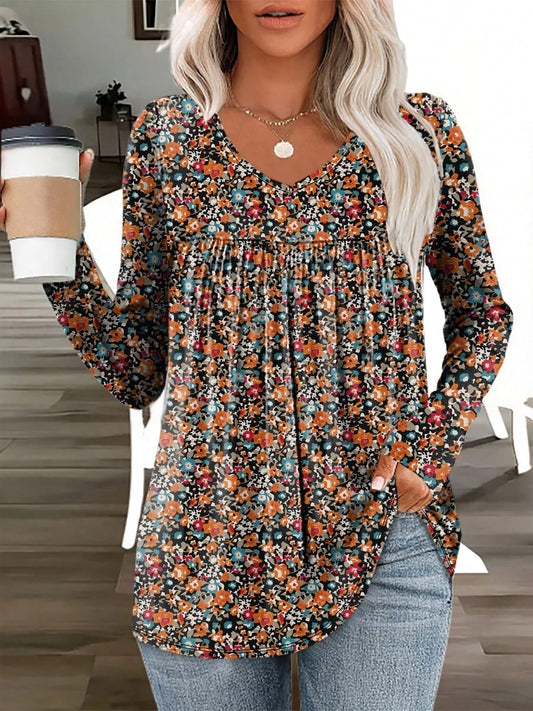 Plus Size Floral Top