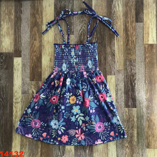 RTS Blue Floral Dress