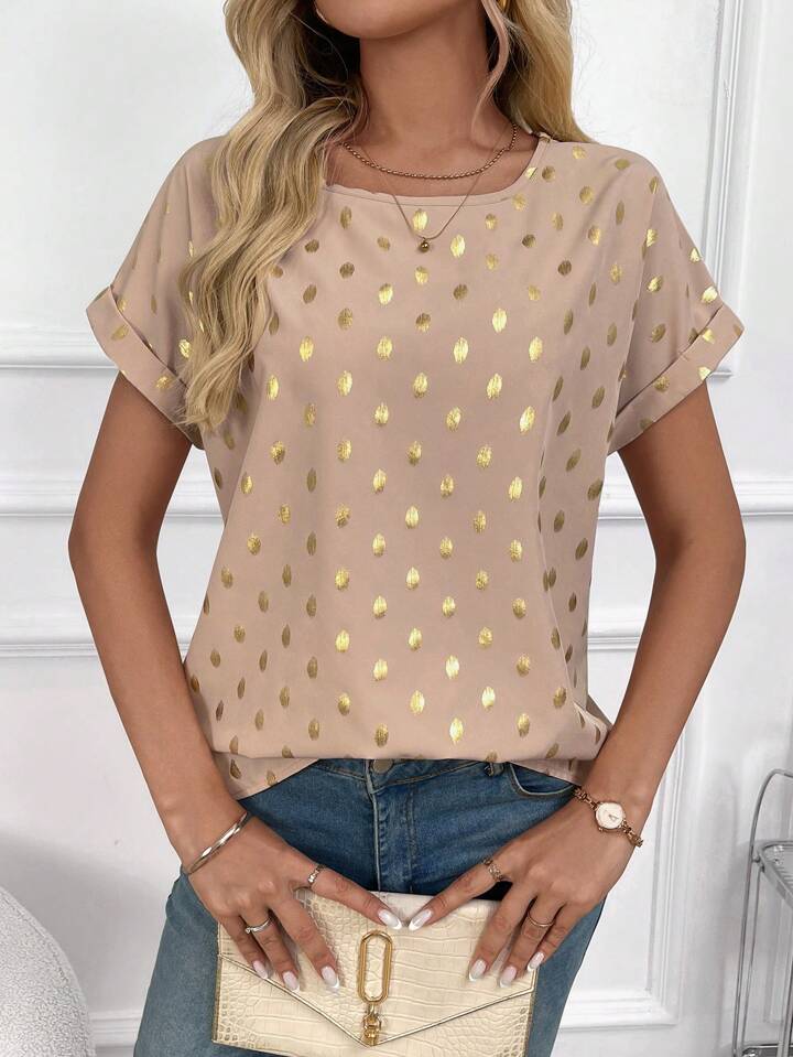 RTS Gold Detail Top