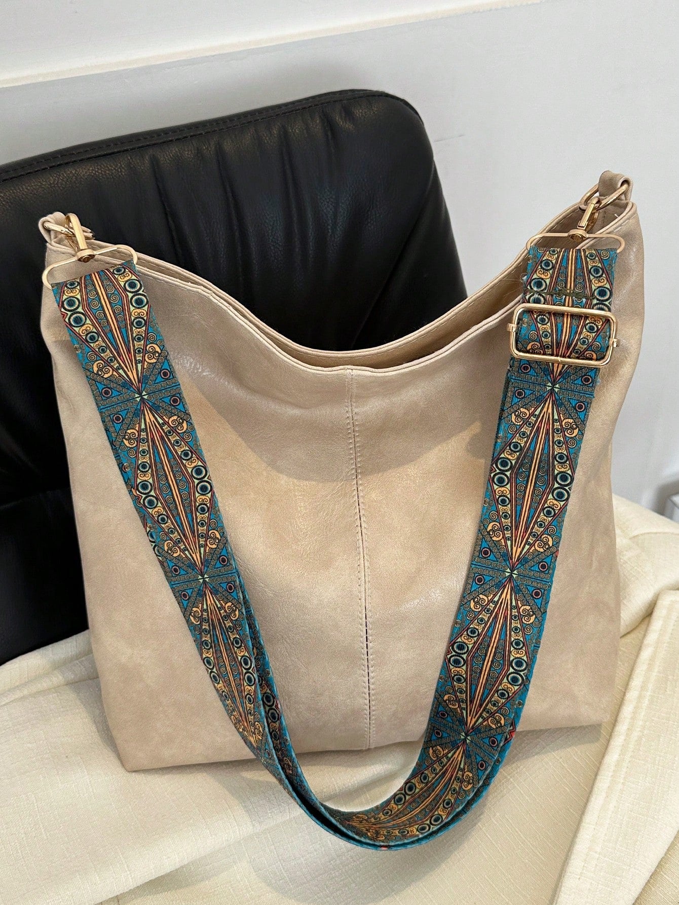 Tote Bag With Adjustable Strap - Multiple Color Options