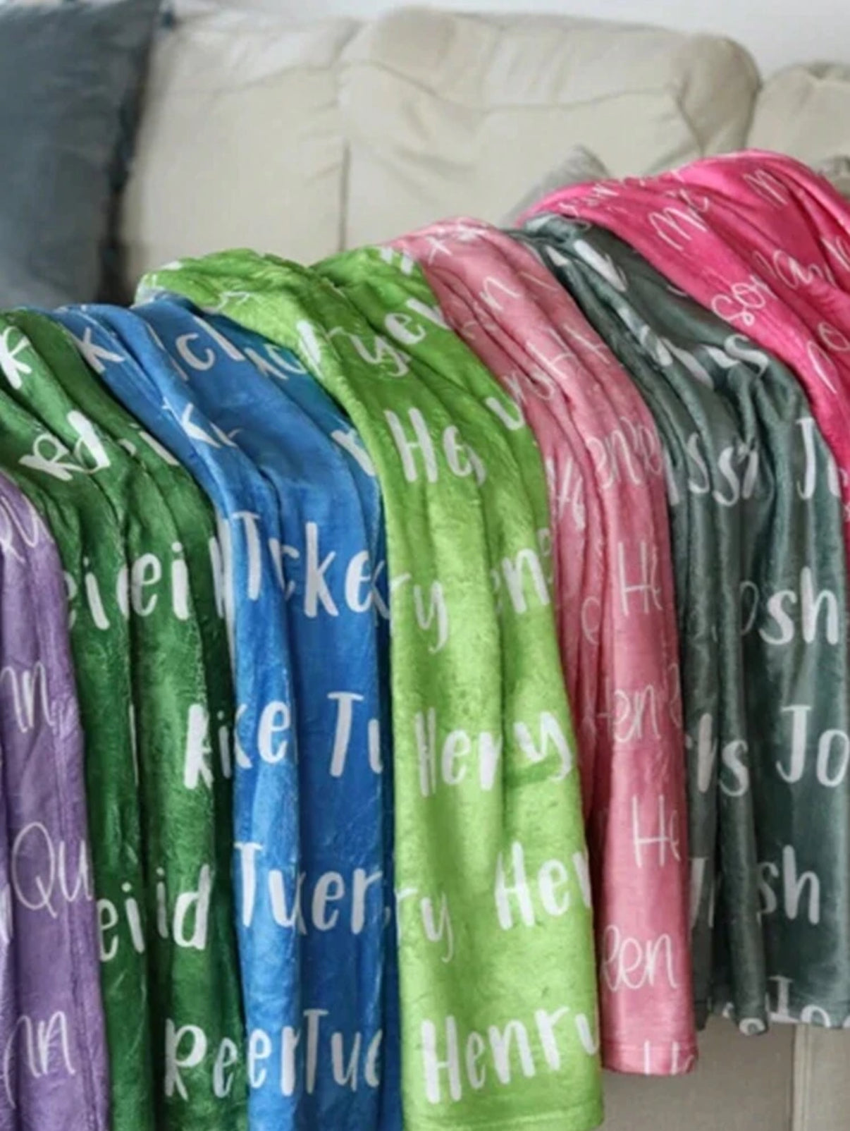 Custom Plush Blankets