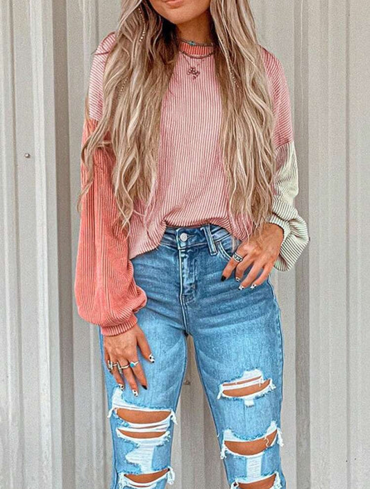 Colorblock Sweater