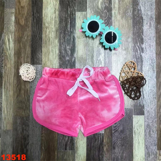 Pink Tie Dye Shorts