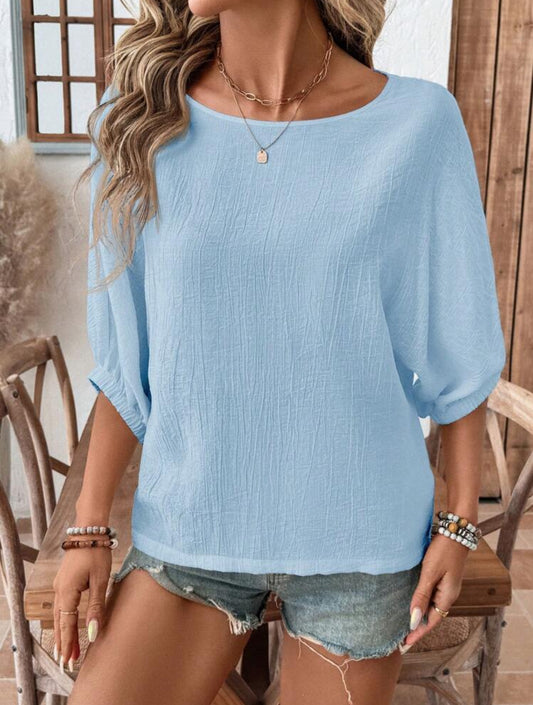 Solid Blue Top