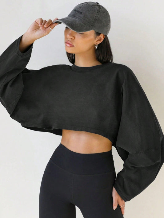 Oversized Crop Sweater- Multiple Color Options