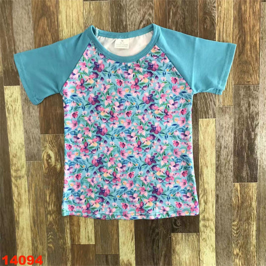 Blue Floral Tee