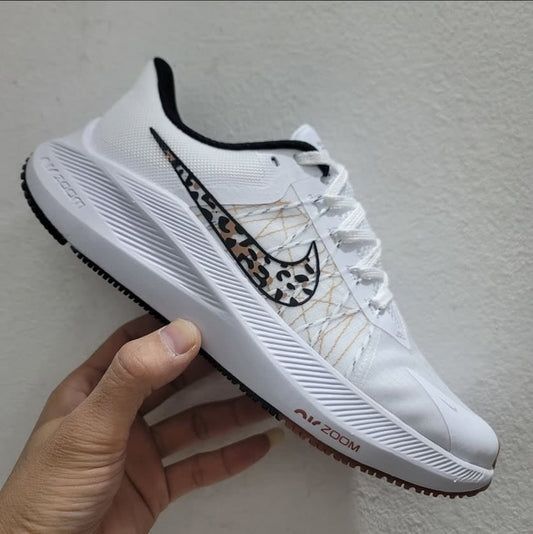 Women’s White & Leopard N I K E