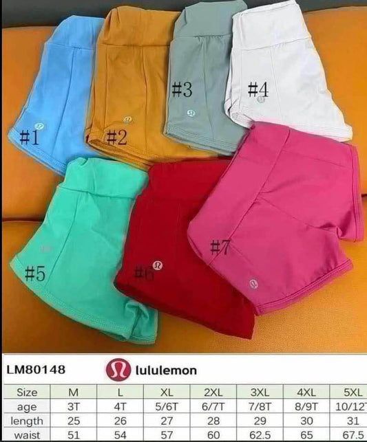 Women’s Lulu Yoga Shorts (M-5X)