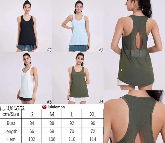 Lulu Open Back Tank Top