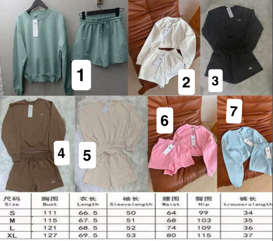 ALO Sweat Short Set