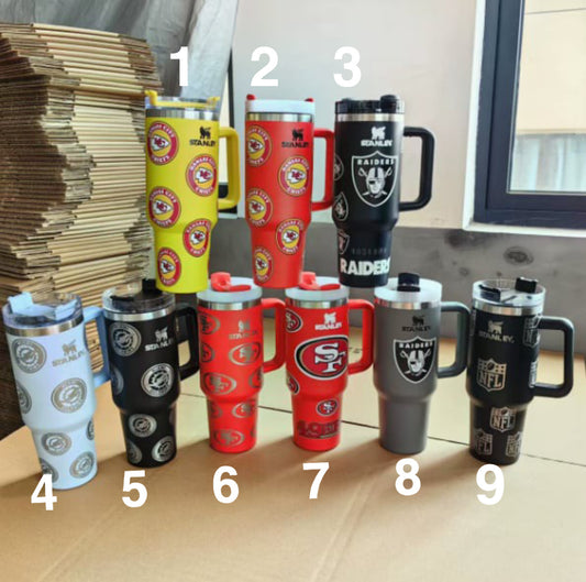 St@n 40oz Football Team Cups