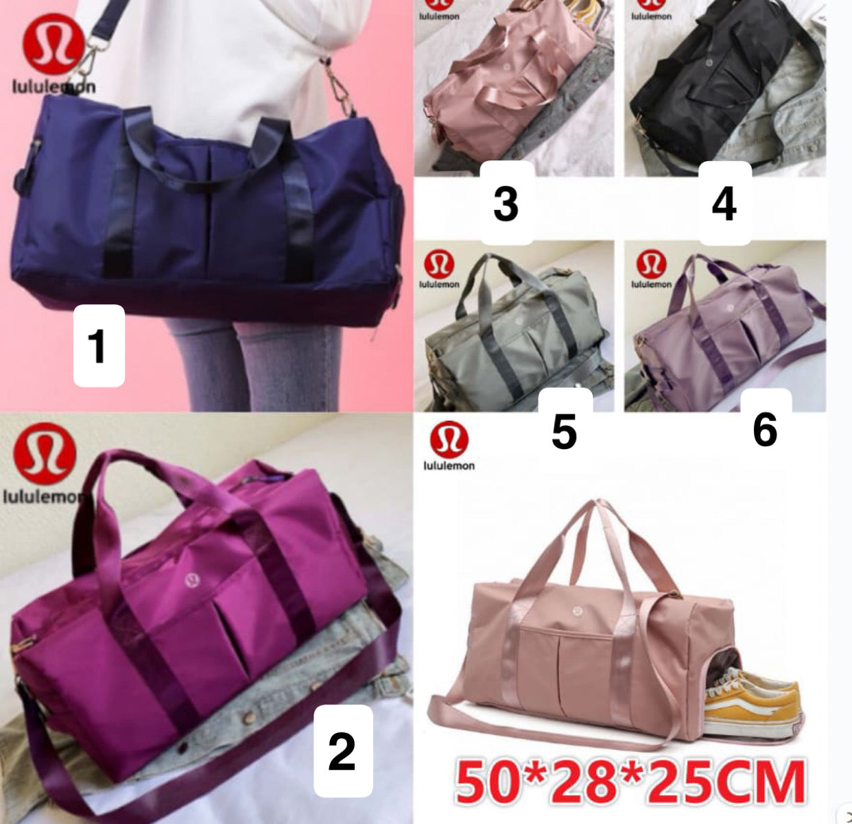 Lulu Duffel/Sports/Travel Bag