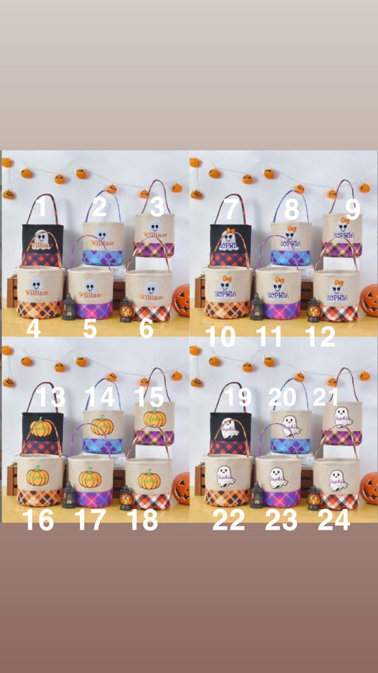 Trick Or Treat Baskets - Personalized