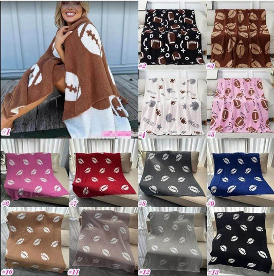 Super Soft & Fluffy 50x60 Football Blanket